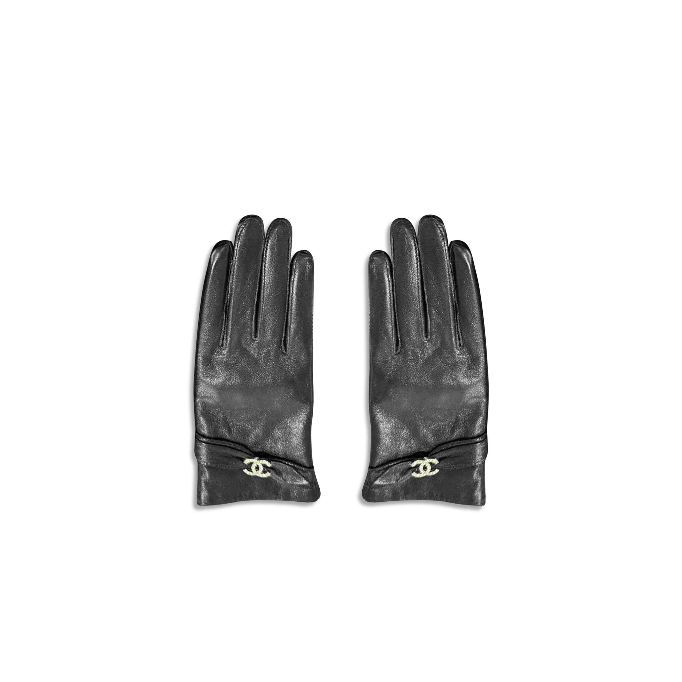 CHANEL LEATHER GLOVES